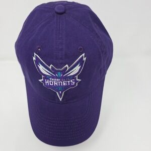 NBA Charlotte Hornets Hat OSFM Basketball Fan Gear Cotton Adjustable Purple